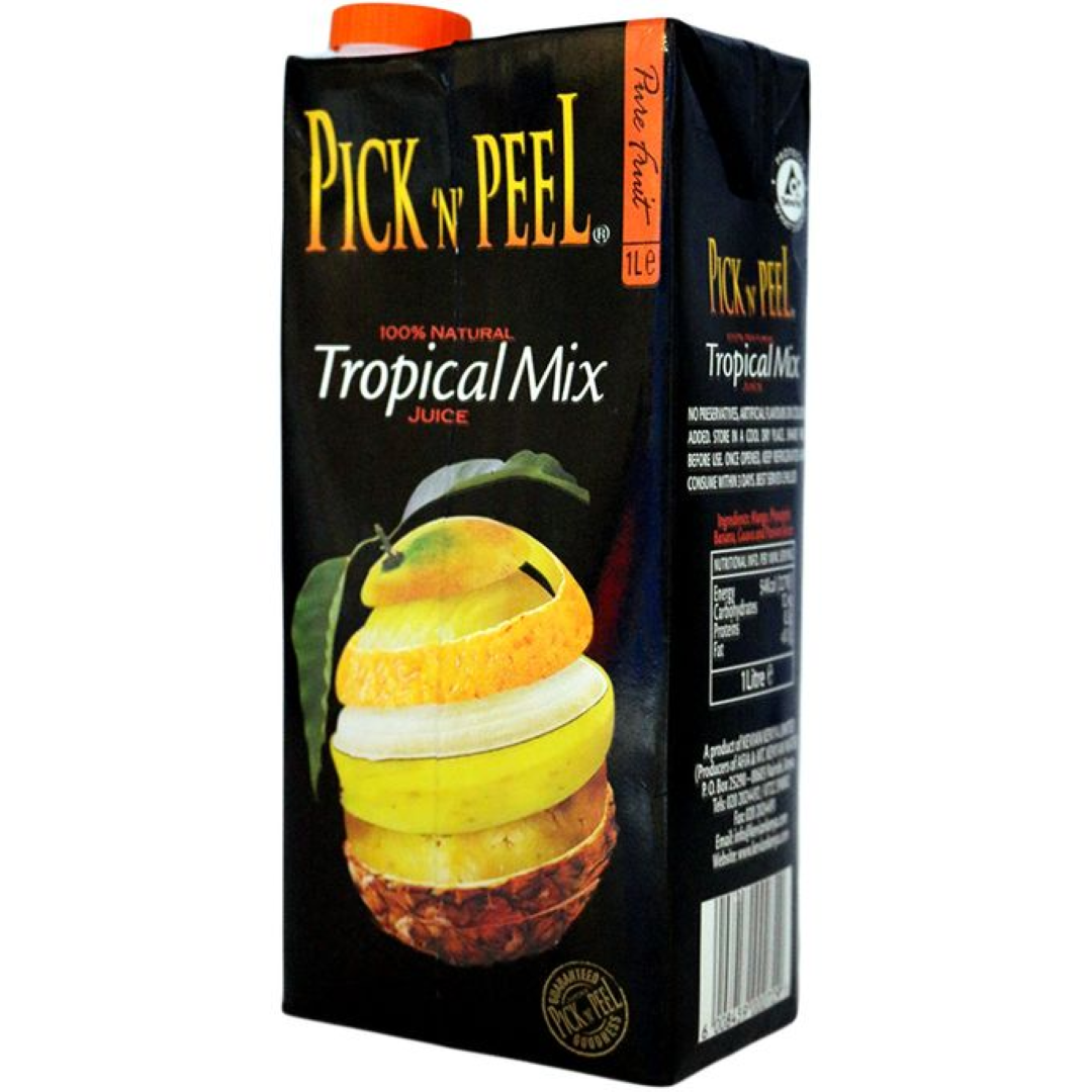 PICK N PEEL TROPICAL MIX 1L TETRA